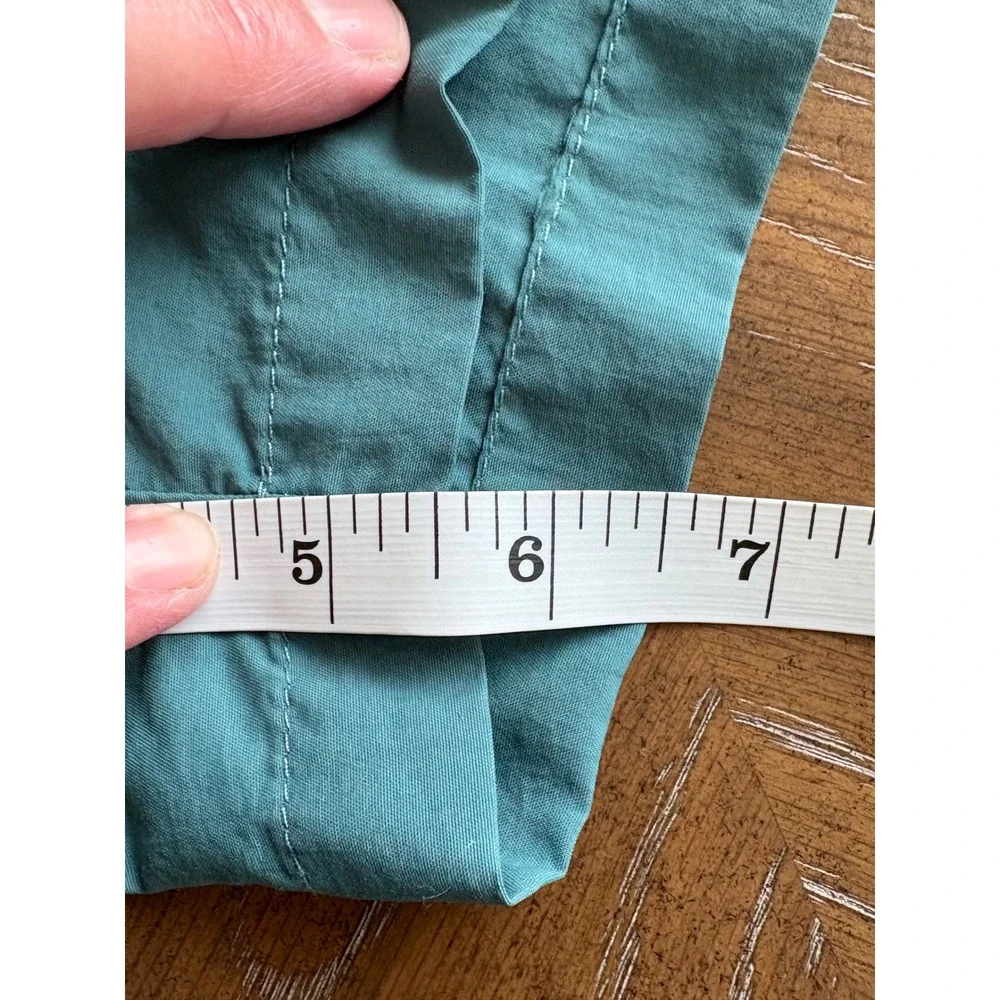 Columbia‎ Mens XL Teal Green Omni-Shade Hiking Shorts Belted Nylon AM4891